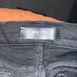 AMIRI Black Cotton-Blend Garment